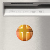 Aimant Croix religieuse orange (In Situ (Lave-vaisselle))