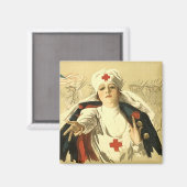 Aimant Croix Rouge (Recto/Verso)