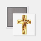 AIMANT CROIX SAINTE EN OR (Recto/Verso)