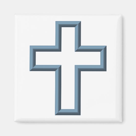 Aimant Croix vide (Devant)