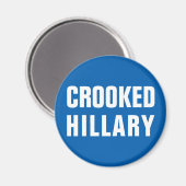Aimant Crooked Hillary Clinton (Recto/Verso)