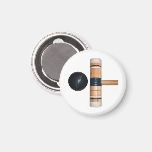 Aimant Croquet Ball et Mallet (Recto/Verso)