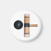 Aimant Croquet Ball et Mallet (Devant)