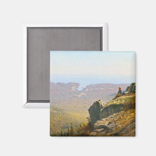 Aimant Croquis au mont par Sanford Robinson Gifford (Recto/Verso)