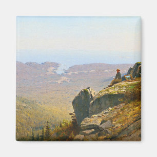 Aimant Croquis au mont par Sanford Robinson Gifford