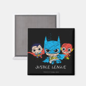 Aimant Croquis de la Mini Justice League (Recto/Verso)