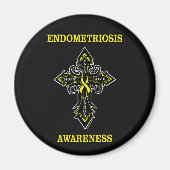 Aimant Cross/Awareness...Endometriose (Devant)