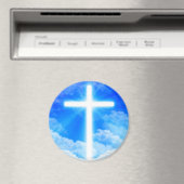 Aimant Cross of Light Jesus Christ Customizable Christian (In Situ (Lave-vaisselle))