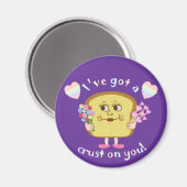 Aimant Croûte mignonne sur toi Jeu de Saint Valentin (Recto/Verso)