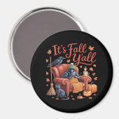 Aimant Crow C’est l’automne Y’tous les Citrouilles Automn (Recto/Verso)