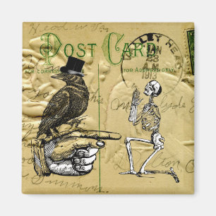 Aimant Crow et squelette