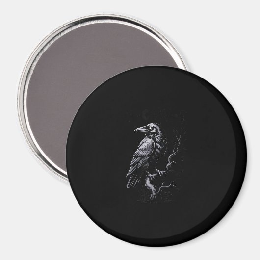 Aimant Crow, F-Caw-F Funny Bird Classic Cool (Recto/Verso)