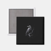 Aimant Crow, F-Caw-F Funny Bird Classic Cool (Recto/Verso)