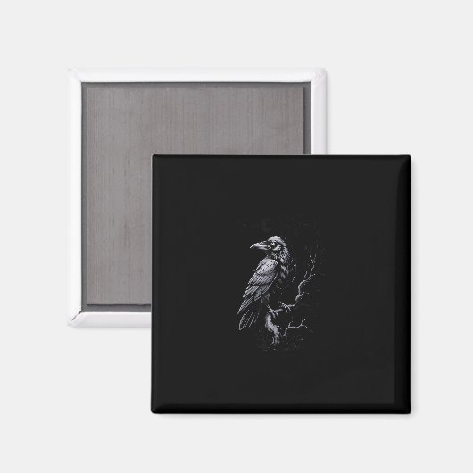 Aimant Crow, F-Caw-F Funny Bird Classic Cool (Recto/Verso)
