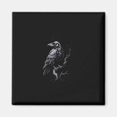 Aimant Crow, F-Caw-F Funny Bird Classic Cool (Devant)