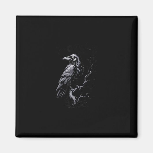 Aimant Crow, F-Caw-F Funny Bird Classic Cool (Devant)