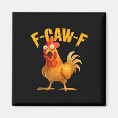 Aimant Crow Humor F-Caw-F Gothic Funny Retro Cool (Devant)