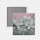 Aimant Croyance Empath Citation d'encouragement positif (Recto/Verso)