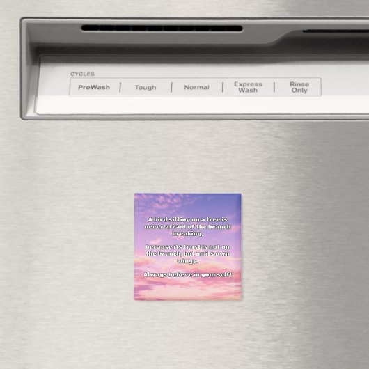 Aimant Croyance Empath Citation d'encouragement positif (In Situ (Lave-vaisselle))