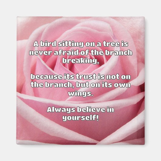 Aimant Croyance Empath Citation d'encouragement positif (Devant)