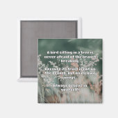 Aimant Croyance Empath Citation d'encouragement positif (Recto/Verso)