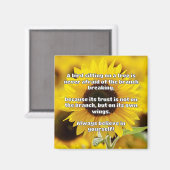 Aimant Croyance Empath Citation d'encouragement positif (Recto/Verso)