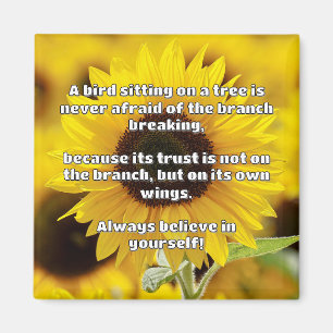 Aimant Croyance Empath Citation d'encouragement positif