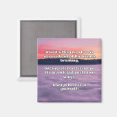 Aimant Croyance Empath Citation d'encouragement positif (Recto/Verso)