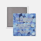 Aimant Croyance Empath Citation d'encouragement positif (Recto/Verso)