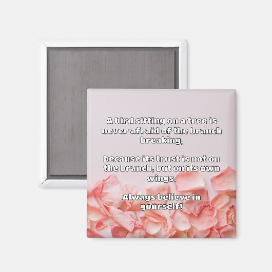 Aimant Croyance Empath Citation d'encouragement positif (Recto/Verso)