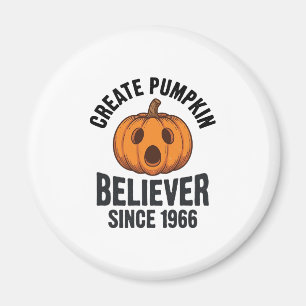 Aimant Croyant à la citrouille depuis 1966 Halloween vint
