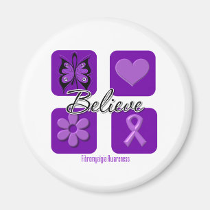 Aimant Croyez la conscience de fibromyalgie
