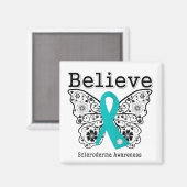 Aimant Croyez la sensibilisation au scléroderme (Recto/Verso)