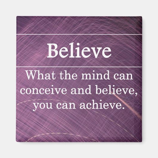 Aimant Croyez que vous pouvez faire n'importe quoi (Devant)