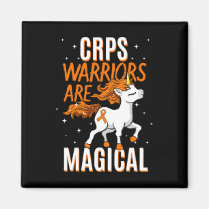 Aimant CRPS guerrier magique Unicorne orange ruban Causal
