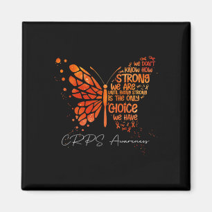 Aimant Crps Papillon Orange Ribbon Crps sensibilisation