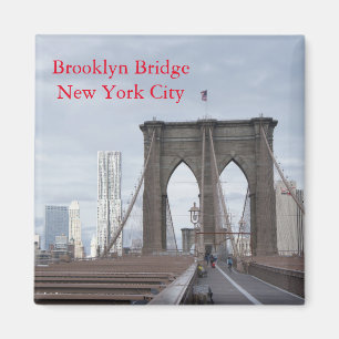 Aimant Cru le pont de Brooklyn à New York City