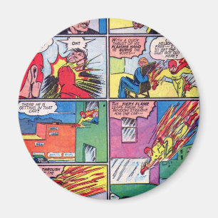 Aimant Cru le voyou de bande dessinée de super héros de