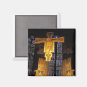 Aimant Crucifix au-dessus du Haut-autel à Père Noël (Recto/Verso)