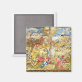 Aimant Crucifixion, 1609 (broderie) (Recto/Verso)