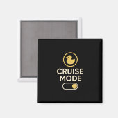 Aimant Cruise Mode Duck Toggle Retro Vacation Vibes (Recto/Verso)