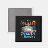 Aimant Cruise Squad 2025 Family Group Correspondance Crui (Recto/Verso)
