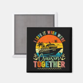 Aimant Cruise Squad 2026 Family Group Matching Summer Vac (Recto/Verso)