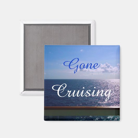 Aimant Cruising bleu (Recto/Verso)