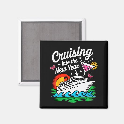 Aimant Cruising Into 2026 New Years Eve Party Matching Fa (Recto/Verso)