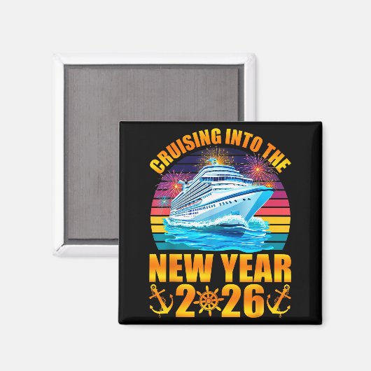 Aimant Cruising Into The New Year 2026 Cruise New Years E (Recto/Verso)