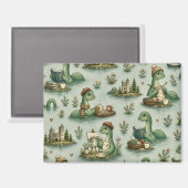 Aimant Cryptides confortables Nessie Monstre du Loch Ness (Recto/Verso)