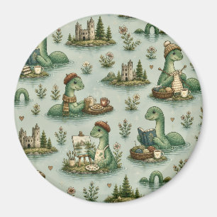 Aimant Cryptides cosy Nessie Monstre du Loch Ness loisirs