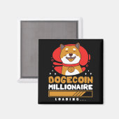 Aimant Crypto DogeCoin Millionaire Chargement (Recto/Verso)