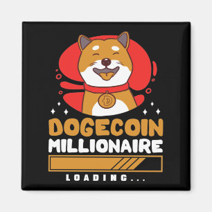 Aimant Crypto DogeCoin Millionnaire Chargement